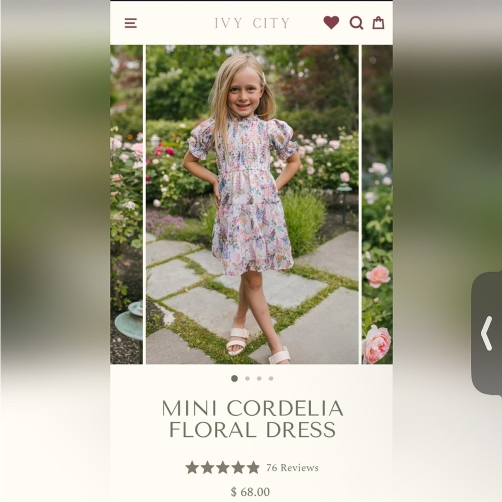 Mini Ivy City Cordelia Floral Dress